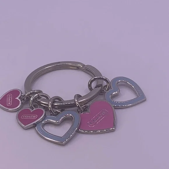 Coach Colored Hearts Keychains - Picture 4 of 4